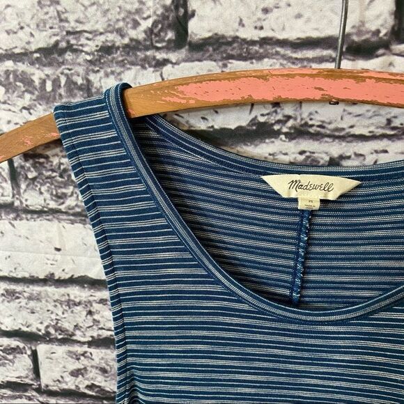 Madewell Highpoint Tank Dress in Fairbury Stripe - Picture 7 of 9